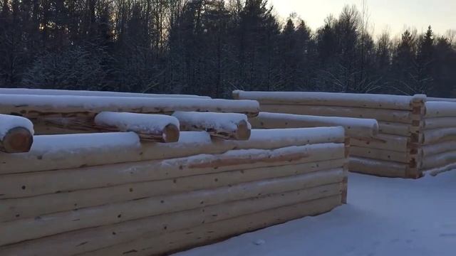 Сруб для дома или бани 5х4 м., рубленый в лапу смотреть онлайн