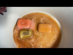 ASMR/soaked soap/sponges/gentle foam