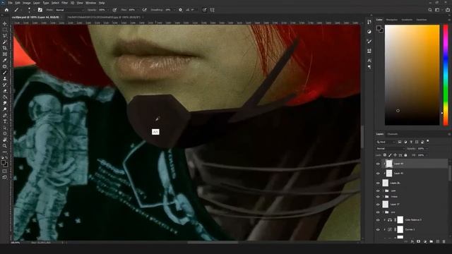SciFi обработка в фотошопе | Разбор арта смотреть онлайн