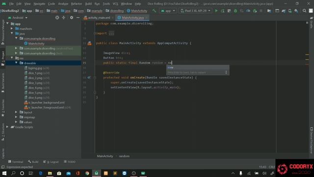 Dice Rolling app in Android studio | Codoryx смотреть онлайн