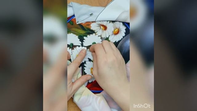 Ромашки-вышивка лентой. смотреть онлайн