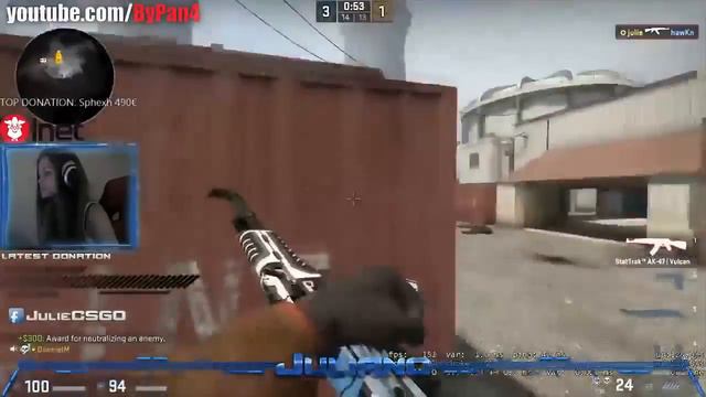 Девушка Которая УМЕЕТ Играть В CS GO Стрим Моменты смотреть онлайн