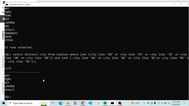 #17 Weather Observation Station 12 || HackerRank SQL solution || Hacker Rank Solutions смотреть онлайн