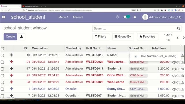 How to hide visible field in list view | odoo tree view смотреть онлайн