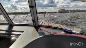 Канал об отдыхе на нашем катере Благородная донна. Неман 550