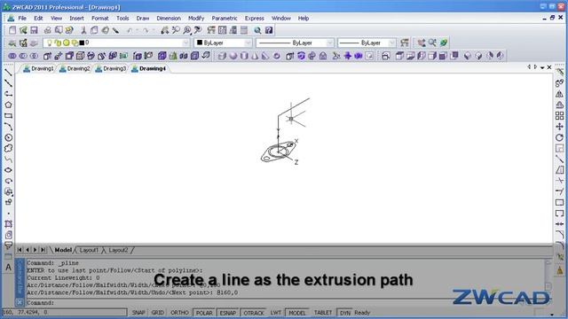 ZWCAD 3D Tutorial: How to Create Pipe Elbow смотреть онлайн