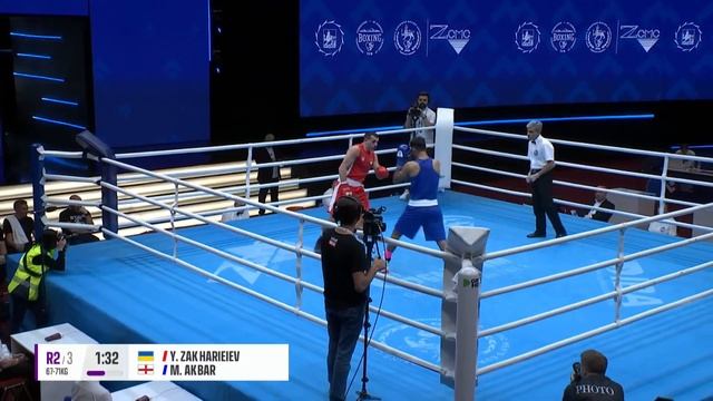 Semifinals (71kg) ZAKHARIEIEV Yurii (UKR) vs AKBAR Mohammed Harris (ENG) | EUBC 2022 смотреть онлайн