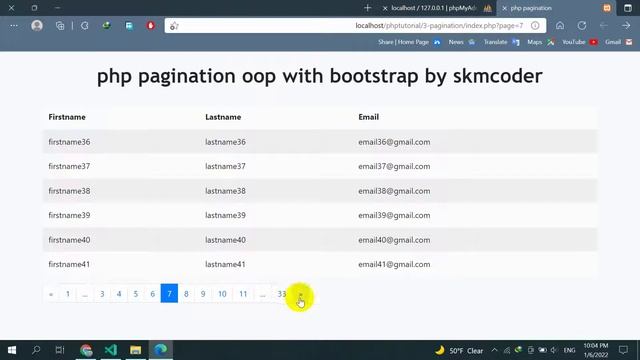 php pagination using oop library смотреть онлайн