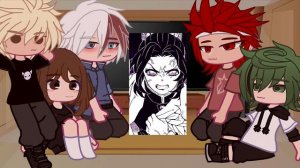 || MHA react to FEMALE Y/N as Shinobu || rus/eng || 2/2 ||