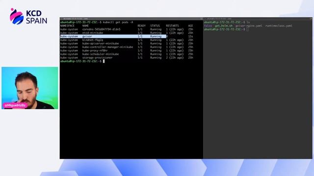 Reforzando la seguridad de Kubernetes con gVisor y Falco - Miguel Hernandez, Sysdig смотреть онлайн