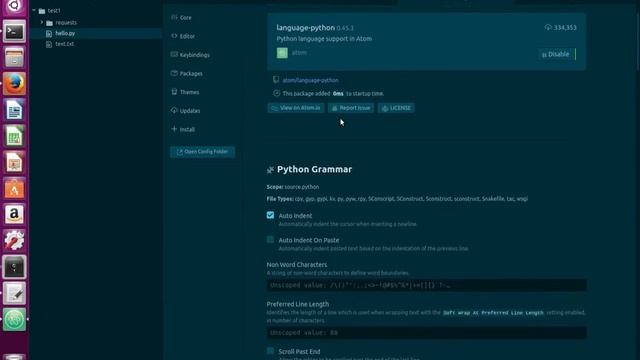 Atom Editor Change Indentation Tab Length смотреть онлайн