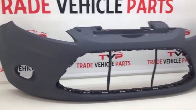 Ford Fiesta 2008-2012 Front Bumper With Fog Holes No Pdc Or Washer Holes Primed смотреть онлайн