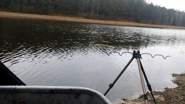 Рыбалка на фидер в феврале на Вилейском водохранилище. смотреть онлайн