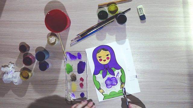 Мастер-класс "Открытка-матрёшка" смотреть онлайн