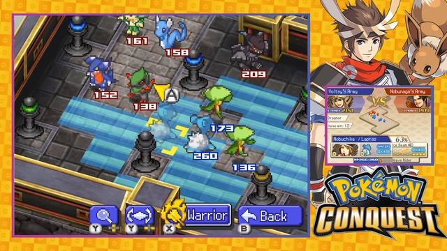 Pokemon Conquest Part 16 LAPRAS IS THE BEST! Gameplay Walkthrough смотреть онлайн