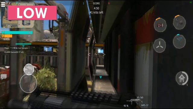 INFINITY OPS : SCI-FI FPS - ULTRA vs LOW GRAPHICS COMPARISON ( Android ) HD смотреть онлайн