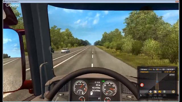 ETS 2 Карта Белоруссии России Украины V3.6 смотреть онлайн