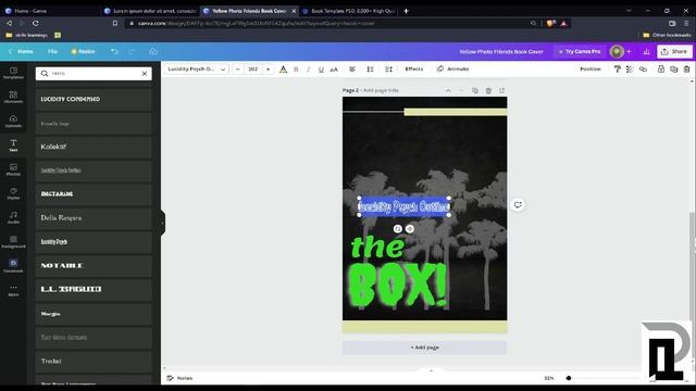 Creating A Book Cover with Canva| How To Make Book Cover In Canva смотреть онлайн