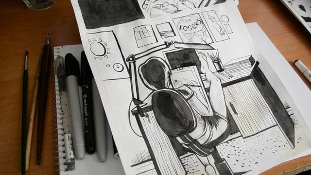 Материалы для графики (комиксов)\Materials for graphic ( comics ) смотреть онлайн