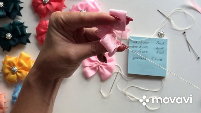 МК Бантики из ленты 2 см . ??? Очень просто и красиво ??.  DIY Bows ??