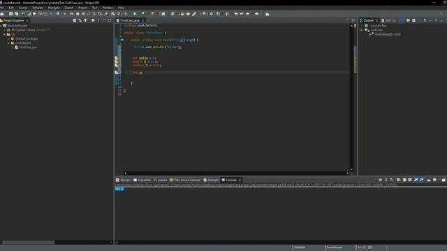 Java Tutorial for beginners - Variables and Primitive Types(2022) смотреть онлайн