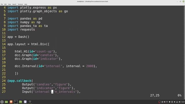 Plotly Dash - Real time candlestick dashboards (Python only) смотреть онлайн