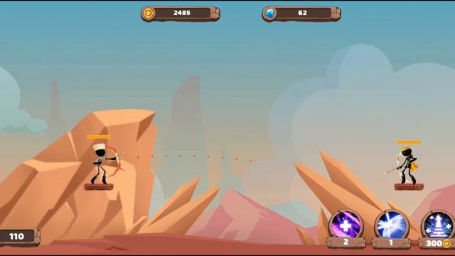 "Mr. Archers: стрельба из лука - лук и стрелы"mobile game 61 обзор мобильной игры смотреть онлайн