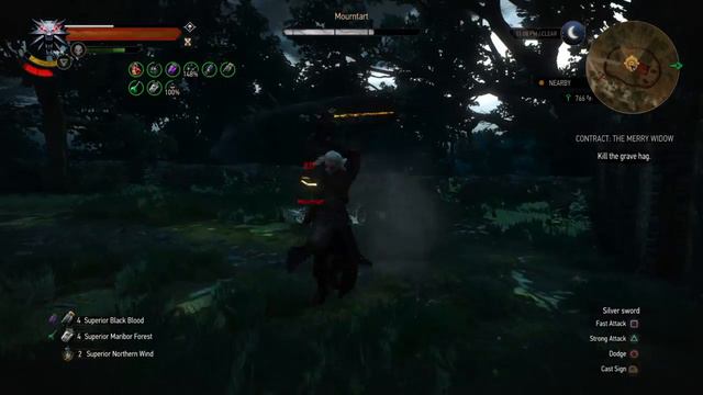 The Witcher 3: Wild Hunt Water hag boss battle смотреть онлайн