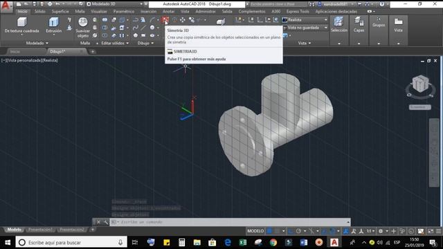 Como crear una tubería en "T" con brida - AutoCAD 3D смотреть онлайн