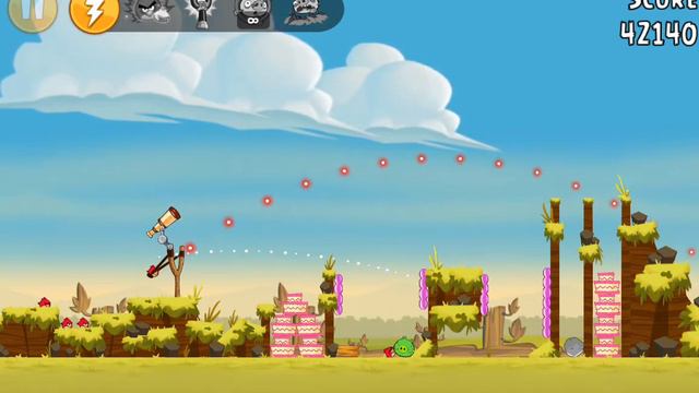 Angry Birds Tutorial All Levels {0-1 To 0-15} Three Star Walkthrough смотреть онлайн