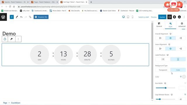 How To Add Countdown Timer In WordPress For Free | WordPress Countdown Timer | Spectra Tutorial смотреть онлайн