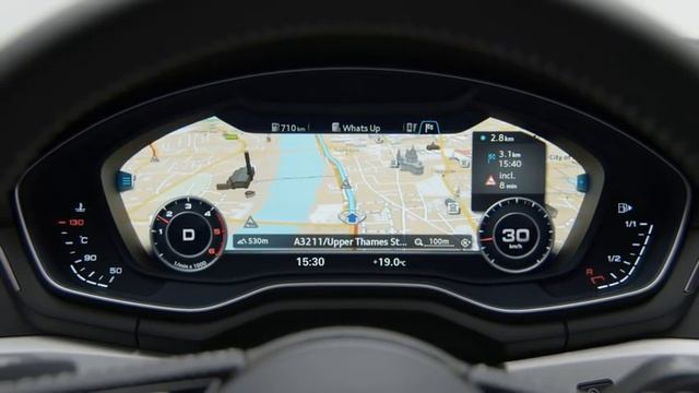 Новый Audi A4: виртуальная приборная панель