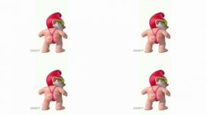 Гном танцует под песню стиральной машины в конце Haier с инверторным двигателем и загрузкой до 7кг