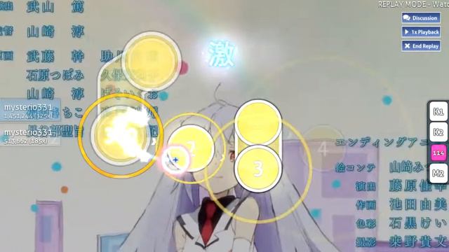 [osu!] Imai Asami - Asayake no Starmine (Anime Ver.) (mysterio331) смотреть онлайн