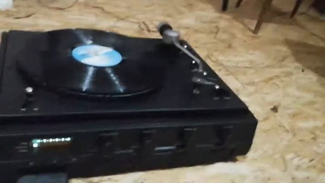 Электрофон Эдектроника Д1-012. Как он должен рабатать после ремнта на самом деле. смотреть онлайн