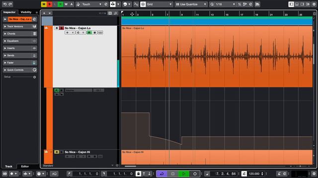Автоматизация в Cubase