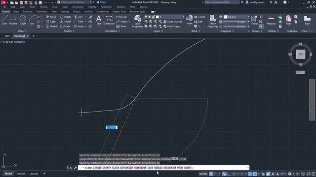 Draw with Polyline - AutoCAD Tutorials 2024 смотреть онлайн