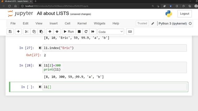 Python Basics | Data Types | Lists | #3 смотреть онлайн