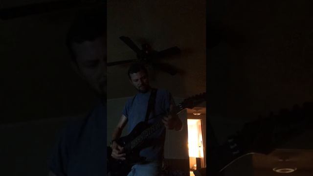 Fender Mustang Amp with Ibanez guitar. Delay and reverb effects. смотреть онлайн