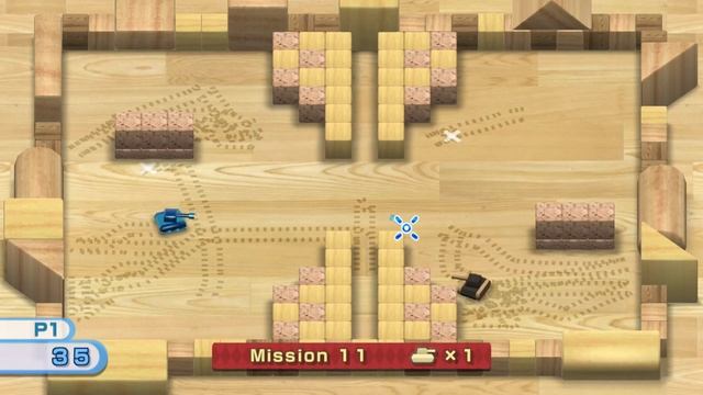 This game called: Wii Play has a mod called: Kaizo Tanks. смотреть онлайн