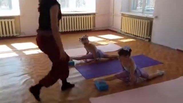 партерная гимнастика для 1 года обучения смотреть онлайн