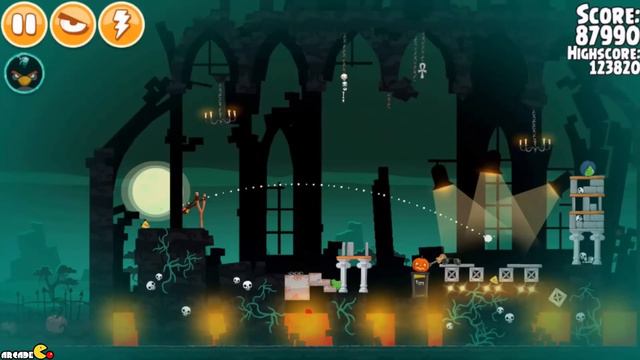 Angry Birds Seasons: The Pig Days 3-15 World Goth 3-Star Walkthrough! смотреть онлайн