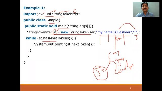 String Tokenizer class смотреть онлайн