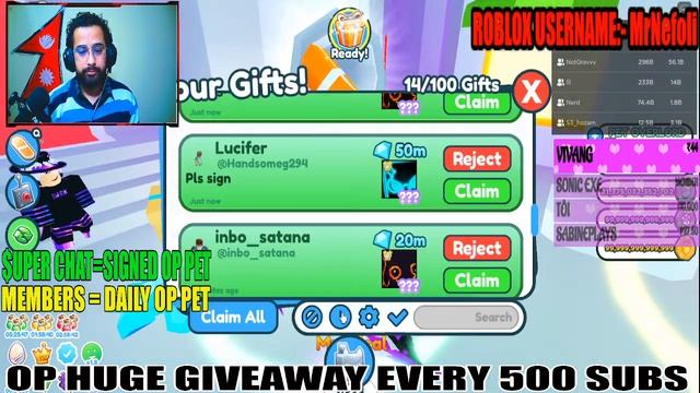 ?LIVE- Pet Simulator X KAWAII PET| SIGNING PET | NEW HARDCORE 9q+ PET MAILBOX GIVEAWAY #PetSimXLive смотреть онлайн