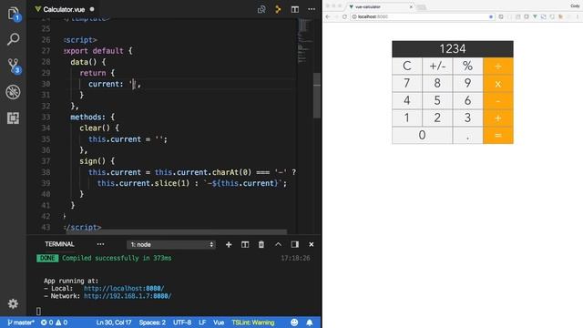 Build a Calculator with Vue.js смотреть онлайн