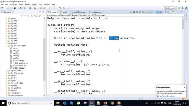 Python - List, Set, Dictionary, Filter etc.. смотреть онлайн