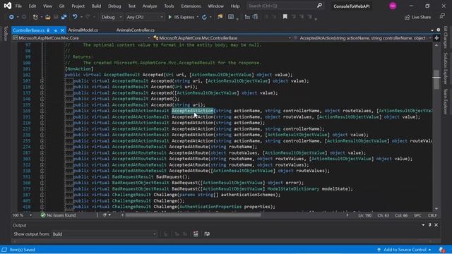Return 202 Code | 202 accepted acceptedataction and acceptedatroute | ASP.NET Core Web API Tutorial смотреть онлайн