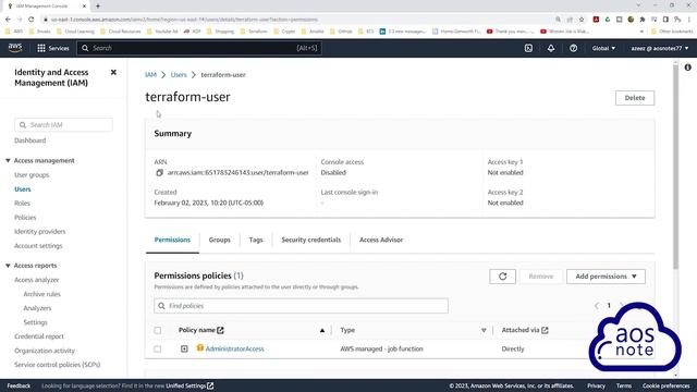 Creating an IAM User and Generating Access Key on Amazon Web Services AWS смотреть онлайн