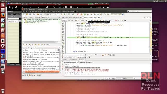 Demo of Interactive Brokers Java API with Redis NOSQL on Ubuntu Linux смотреть онлайн