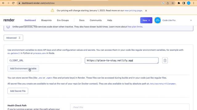 Heroku Free Alternative Hosting for Nodejs Backend Server (Render) platform Github, subFolder, Rep смотреть онлайн